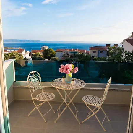 Sea View Luxury Studio Apartment Makarska Exterior photo